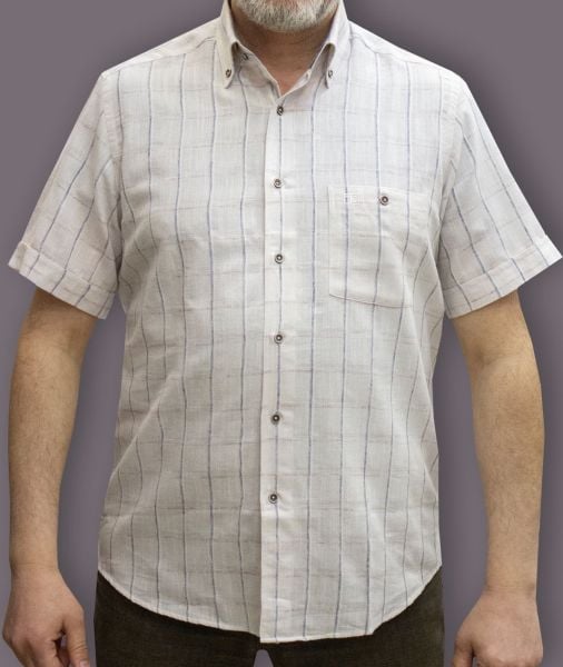 Kısa Kol Keten Pamuk 675-25dsy-50