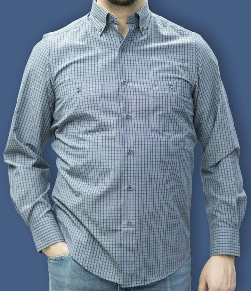 Poplin Çift Cep Uzun Kol 750-25k-22