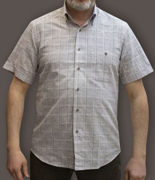 Kısa Kol Keten Pamuk 675-25dsy-51