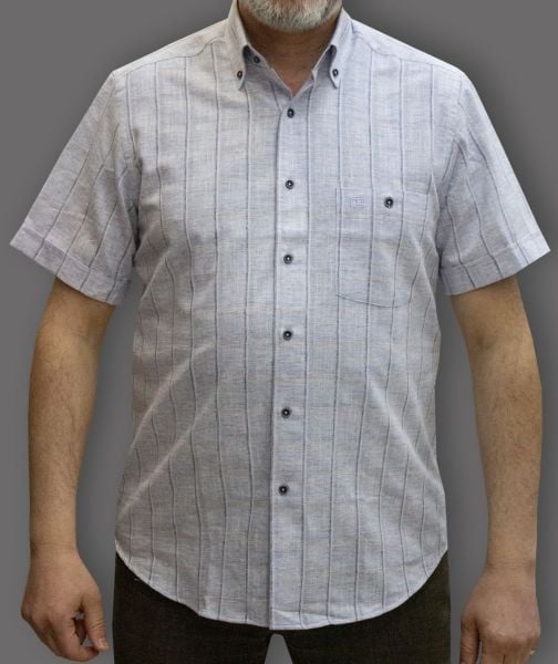 Kısa Kol Keten Pamuk 675-25dsy-53