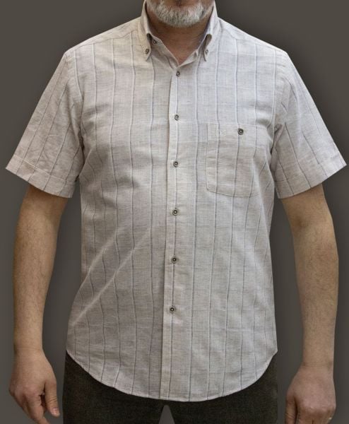 Kısa Kol Keten Pamuk 675-25dsy-54