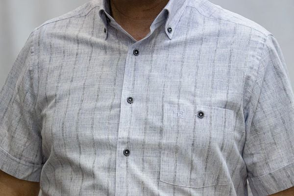 Kısa Kol Keten Pamuk 675-25dsy-56