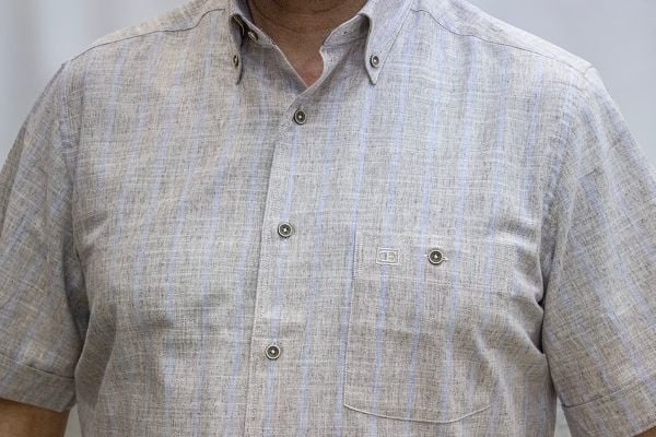 Kısa Kol Keten Pamuk 675-25dsy-60