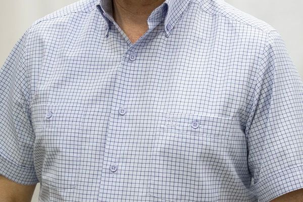 Kısa Kol Poplin Çift Cep 675-25dsy-77