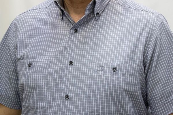 Kısa Kol Poplin Çift Cep 675-25dsy-78