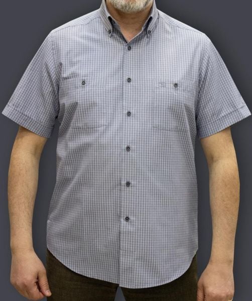 Kısa Kol Poplin Çift Cep 675-25dsy-78