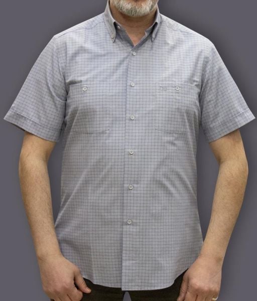 Kısa Kol Poplin Çift Cep 675-25dsy-80