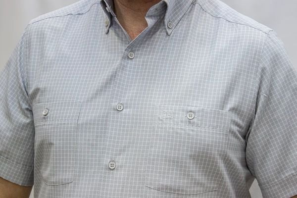 Kısa Kol Poplin Çift Cep 675-25dsy-82