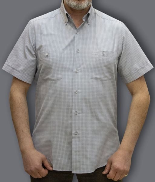 Kısa Kol Poplin Çift Cep 675-25dsy-82