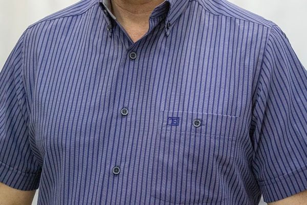 Kısa Kol Poplin Çizgili 675-25dsy-85