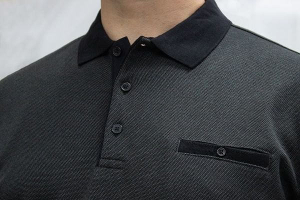 Sweatshirt Erdal Tabak Pin1013 Jakarlı SW24-02 Siyah-Füme