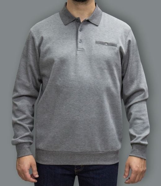 Sweatshirt Erdal Tabak Pin1013 Jakarlı SW24-03 Fümel-Grml