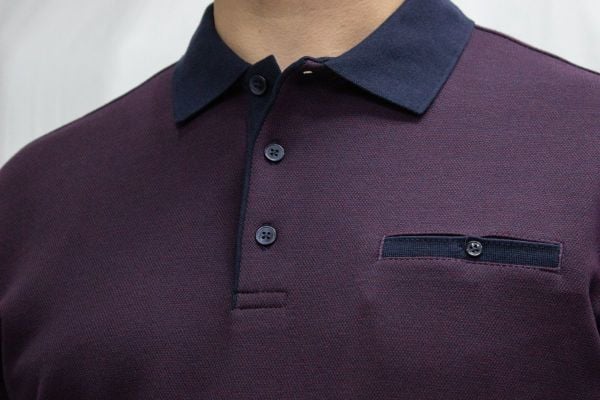 Sweatshirt Erdal Tabak Pin1013 Jakarlı SW24-05 Laci-Bordo