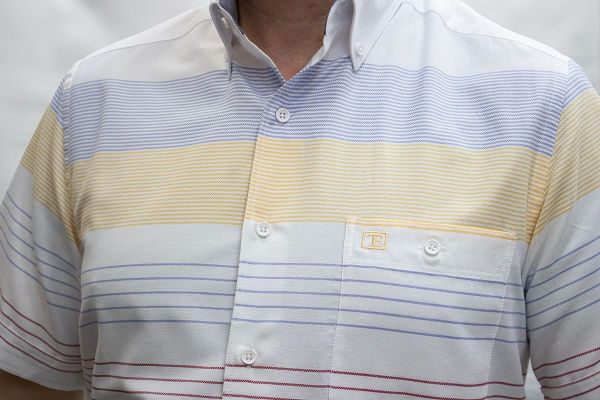 Kısa Kol %100 Pamuk Pano Desen 474-25kby-18