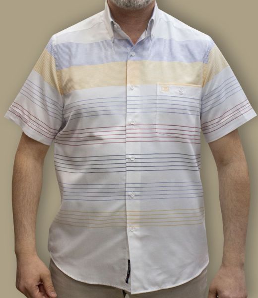 Kısa Kol %100 Pamuk Pano Desen 474-25kby-18