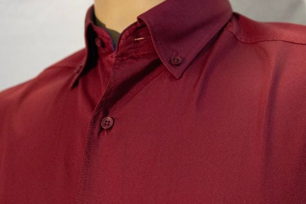 Kısa Kol Çift Cep Bordo 675s-24y-6