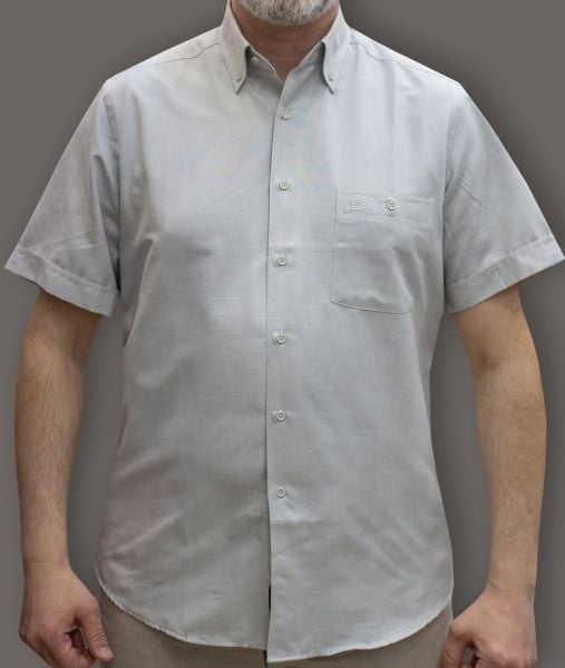 Kısa Kol Oxford-Panama A.Gri 675op-25dsy-86