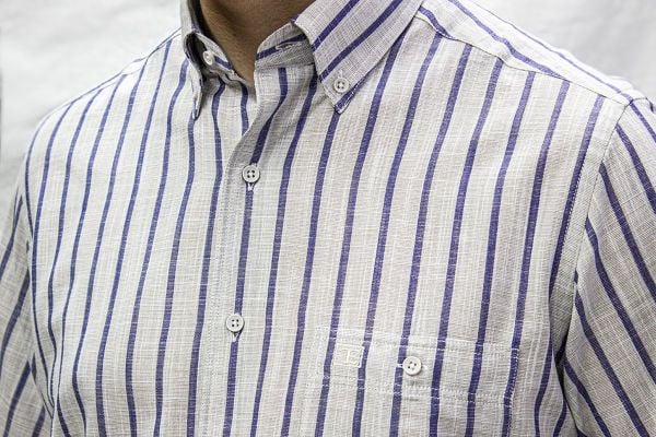 Kısa Kol Poplin 675-25kby-1 Gri