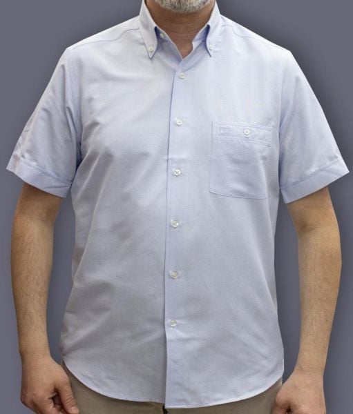 Kısa Kol Oxford-Panama A.Mavi 675op-25dsy-89