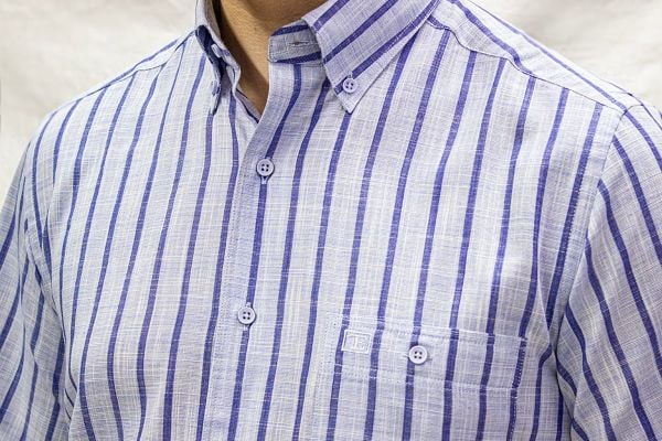 Kısa Kol Poplin 675-25kby-2 Mavi