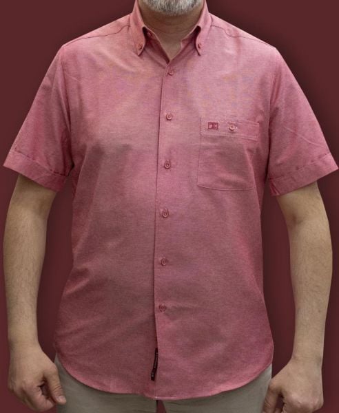 Kısa Kol Oxford-Panama K.Pembe 675op-25dsy-90