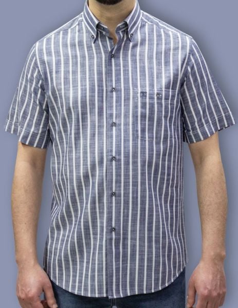 Kısa Kol Poplin 675-25kby-3 Antrasit