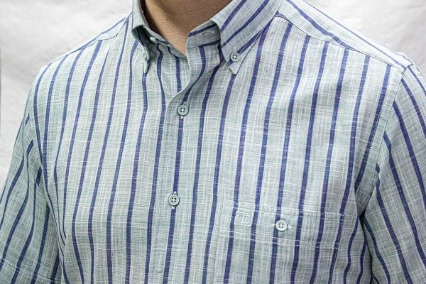 Kısa Kol Poplin 675-25kby-4 Yeşil