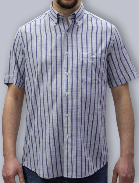 Kısa Kol Poplin 675-25kby-5 K.Mavi