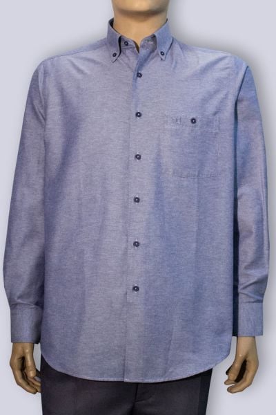 Uzun Kol Panama-Oxford Kot Mavisi 750op-24k-2