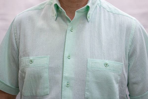 Kısa Kol Krinkıl Çift Cep Cam Göbeği 675-25hyy-2