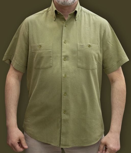 Kısa Kol Krinkıl Çift Cep Çağla 675-25hyy-4