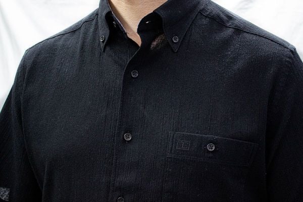 Kısa Kol Poplin 675-25kby-12 Krinkıl Siyah