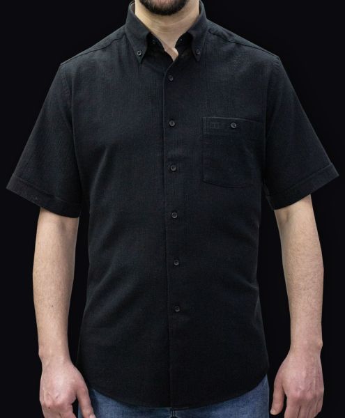 Kısa Kol Poplin 675-25kby-12 Krinkıl Siyah