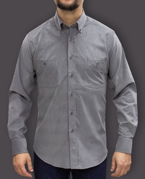 Kadife Uzun Kol Gri 860-24k-2