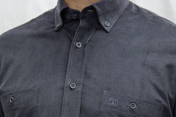 Kadife Uzun Kol Koyu Gri 860-24k-4