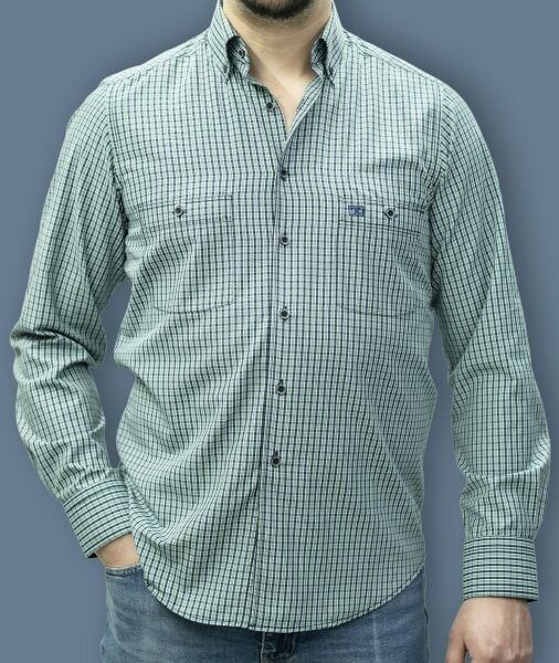 Mevsimlik Uzun Kol Lacivert-Yeşil 750-25k-1