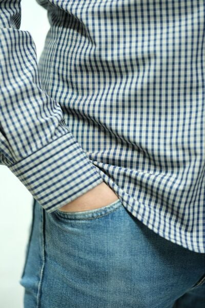 Mevsimlik Uzun Kol Lacivert-Bej 750-25k-2