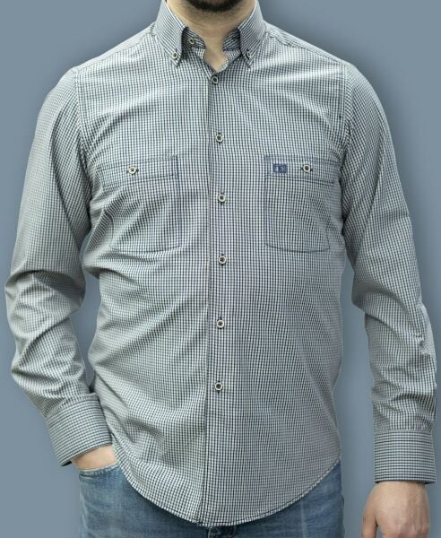 Mevsimlik Uzun Kol Lacivert-Gri 750-25k-4