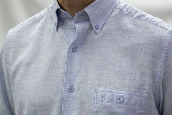 Kısa Kol Poplin 675-25kby-23 Mavi