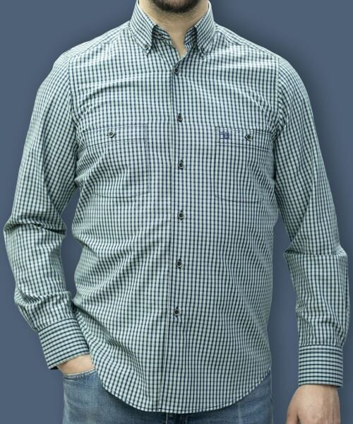 Mevsimlik Uzun Kol Lacivert-Yeşil 750-25k-5