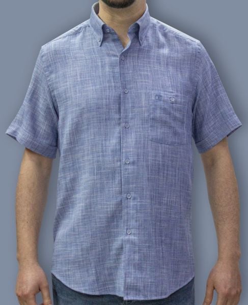 Kısa Kol Poplin 675-25kby-24 K.Mavi