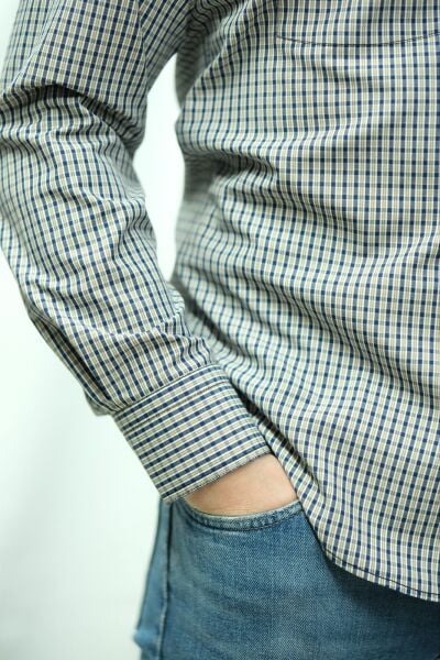 Mevsimlik Uzun Kol Lacivert-Gri 750-25k-8