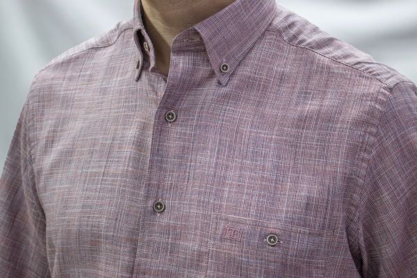 Kısa Kol Poplin 675-25kby-27 Bordo