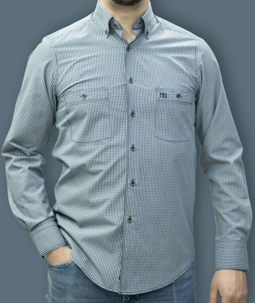 Mevsimlik Uzun Kol Lacivert-Gri 750-25k-9