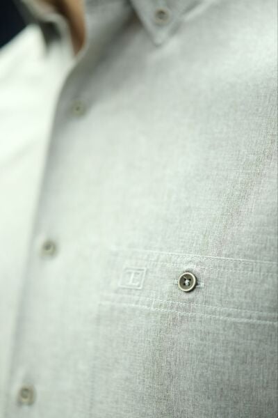 Kışlık Gömlek  Açık Gri 752t-23k-4