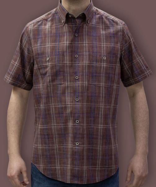 Kısa Kol Poplin Çift cepli 675-25kby-39