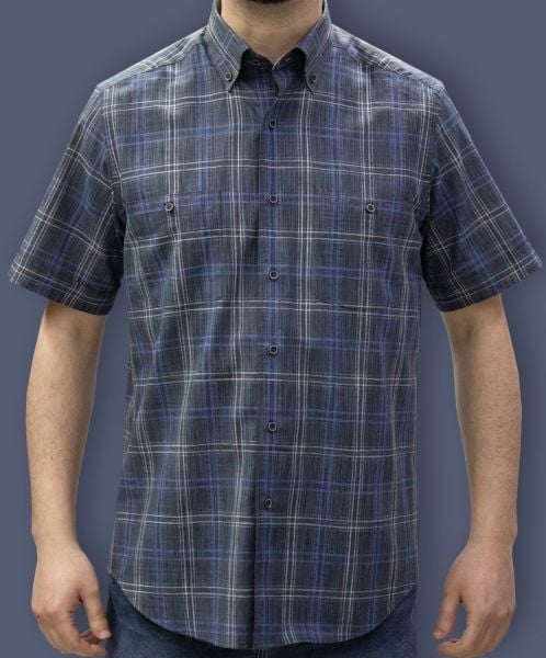 Kısa Kol Poplin Çift cepli 675-25kby-40