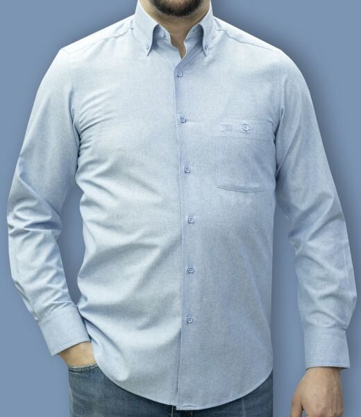 Mevsimlik Uzun Kol Mavi 750-25k-20