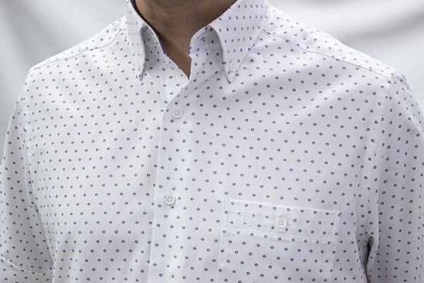 Kısa Kol Poplin laci  noktalı 675e-25kby-49