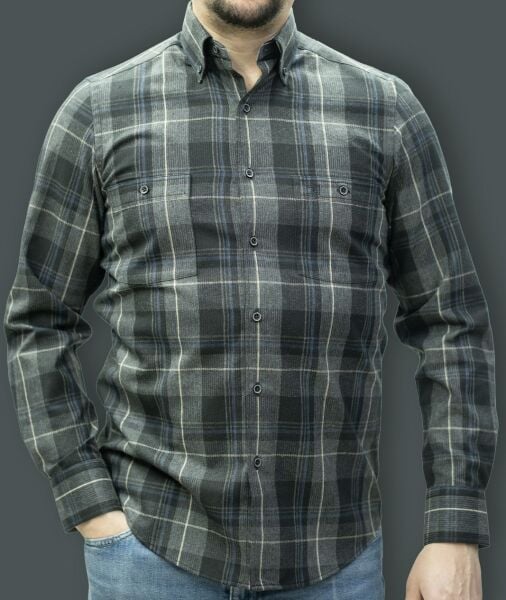 Kışlık Kort Gömlek Çift Cep 750k-25k-2